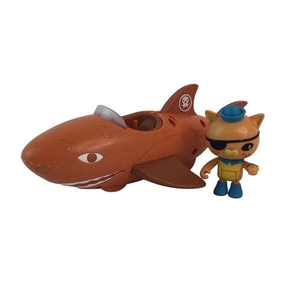 Octonauts Kwazii Figure & Gup-B Shark Vehicle Playset Chomping Action - Picture 2 of 11